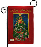 Merry Christmas Tree - Christmas Winter Vertical Impressions Decorative Flags HG114079 Imported