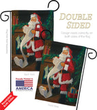 Santa's List - Christmas Winter Vertical Impressions Decorative Flags HG114088 Made In USA