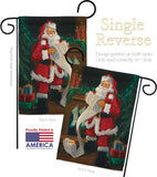 Santa's List - Christmas Winter Vertical Impressions Decorative Flags HG114088 Made In USA