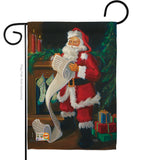 Santa's List - Christmas Winter Vertical Impressions Decorative Flags HG114088 Made In USA