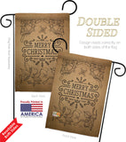 Merry Christmas Bells - Christmas Winter Vertical Impressions Decorative Flags HG114113 Made In USA