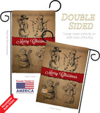 Snowman Fun - Christmas Winter Vertical Impressions Decorative Flags HG114114 Made In USA