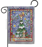 Merry Christmas to You - Christmas Winter Vertical Impressions Decorative Flags HG114124 Made In USA