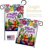 Santa Helper Merry Christams - Christmas Winter Vertical Impressions Decorative Flags HG114147 Made In USA