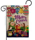 Santa Helper Merry Christams - Christmas Winter Vertical Impressions Decorative Flags HG114147 Made In USA