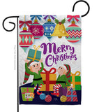 Santa Helper Merry Christams - Christmas Winter Vertical Impressions Decorative Flags HG114147 Made In USA