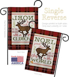 Cheer to Reindeer - Christmas Winter Vertical Impressions Decorative Flags HG114182 Made In USA