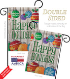 Colorful Ornament Holidays - Christmas Winter Vertical Impressions Decorative Flags HG114186 Made In USA