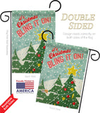 Christmas Bling It On - Christmas Winter Vertical Impressions Decorative Flags HG114196 Made In USA