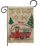 Season For Family - Christmas Winter Vertical Impressions Decorative Flags HG114202 Made In USA