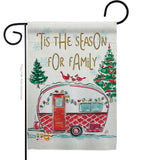 Season For Family - Christmas Winter Vertical Impressions Decorative Flags HG114202 Made In USA