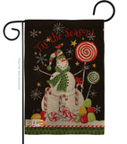 Sweet Snowmen - Christmas Winter Vertical Impressions Decorative Flags HG114204 Made In USA
