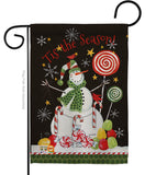 Sweet Snowmen - Christmas Winter Vertical Impressions Decorative Flags HG114204 Made In USA