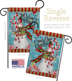 Candy Cane Christmas - Christmas Winter Vertical Impressions Decorative Flags HG114205 Made In USA