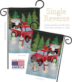 Snowmen Hot Cocoa - Christmas Winter Vertical Impressions Decorative Flags HG114207 Made In USA