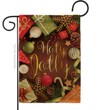 Have A Holy Jolly - Christmas Winter Vertical Impressions Decorative Flags HG114221 Made In USA