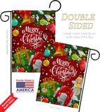 Merry Christmas - Christmas Winter Vertical Impressions Decorative Flags HG114232 Made In USA