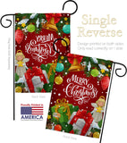 Merry Christmas - Christmas Winter Vertical Impressions Decorative Flags HG114232 Made In USA