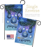 Christmas Ornament - Christmas Winter Vertical Impressions Decorative Flags HG114237 Made In USA