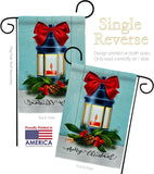 Christmas Lantern - Christmas Winter Vertical Impressions Decorative Flags HG114244 Made In USA
