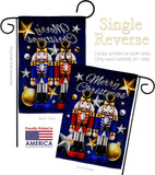 Nutcrackers - Christmas Winter Vertical Impressions Decorative Flags HG114249 Made In USA