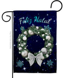 Vela Feliz Navidad - Christmas Winter Vertical Impressions Decorative Flags HG120016 Made In USA