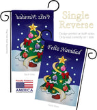 Felíz Navidad - Christmas Winter Vertical Impressions Decorative Flags HG120028 Made In USA