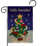 Felíz Navidad - Christmas Winter Vertical Impressions Decorative Flags HG120028 Made In USA