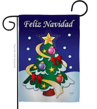 Felíz Navidad - Christmas Winter Vertical Impressions Decorative Flags HG120028 Made In USA