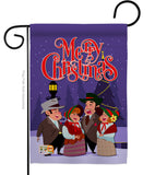 Christmas Carol - Christmas Winter Vertical Impressions Decorative Flags HG137101 Made In USA