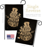 Very Merry - Christmas Winter Vertical Impressions Decorative Flags HG137267 Made In USA