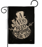 Very Merry - Christmas Winter Vertical Impressions Decorative Flags HG137267 Made In USA