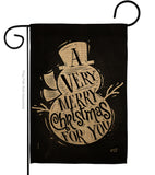 Very Merry - Christmas Winter Vertical Impressions Decorative Flags HG137267 Made In USA
