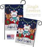 Christmas Buddy - Christmas Winter Vertical Impressions Decorative Flags HG137299 Made In USA