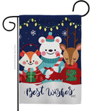 Christmas Buddy - Christmas Winter Vertical Impressions Decorative Flags HG137299 Made In USA