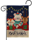 Christmas Buddy - Christmas Winter Vertical Impressions Decorative Flags HG137299 Made In USA