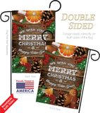 Christmas Spirt - Christmas Winter Vertical Impressions Decorative Flags HG192048 Made In USA