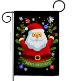 Cute Santa - Christmas Winter Vertical Impressions Decorative Flags HG192239 Made In USA