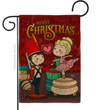 Nutcracker & Bellet Doll - Christmas Winter Vertical Impressions Decorative Flags HG192290 Made In USA