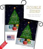 Wonderful Time of Year - Christmas Winter Vertical Impressions Decorative Flags HG192334 Made In USA