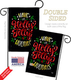 Jolly Holiday - Christmas Winter Vertical Impressions Decorative Flags HG192358 Made In USA