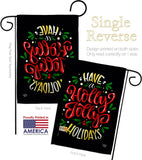 Jolly Holiday - Christmas Winter Vertical Impressions Decorative Flags HG192358 Made In USA