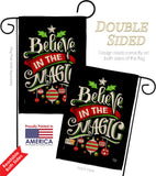 Believe The Magic - Christmas Winter Vertical Impressions Decorative Flags HG192359 Made In USA