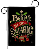 Believe The Magic - Christmas Winter Vertical Impressions Decorative Flags HG192359 Made In USA