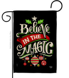 Believe The Magic - Christmas Winter Vertical Impressions Decorative Flags HG192359 Made In USA