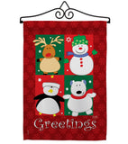 Pal's Greetings - Christmas Winter Vertical Impressions Decorative Flags HG114063 Made In USA