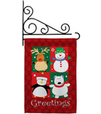 Pal's Greetings - Christmas Winter Vertical Impressions Decorative Flags HG114063 Made In USA
