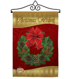 Christmas Wishes - Christmas Winter Vertical Impressions Decorative Flags HG114078 Imported