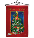 Merry Christmas Tree - Christmas Winter Vertical Impressions Decorative Flags HG114079 Imported