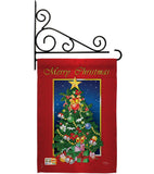 Merry Christmas Tree - Christmas Winter Vertical Impressions Decorative Flags HG114079 Imported